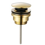 Донный клапан AQUAme AQM7003GG click-clack Золото гл...