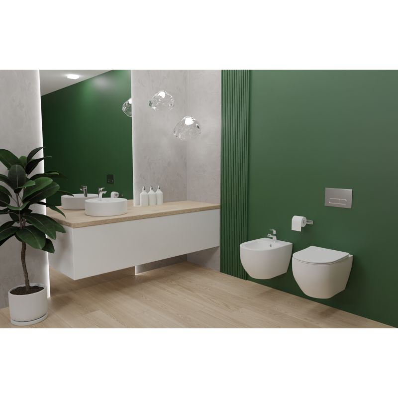 Биде подвесное Aquatek ЕВРОПА AQ1016-00 510*355*310 мм, цвет белый