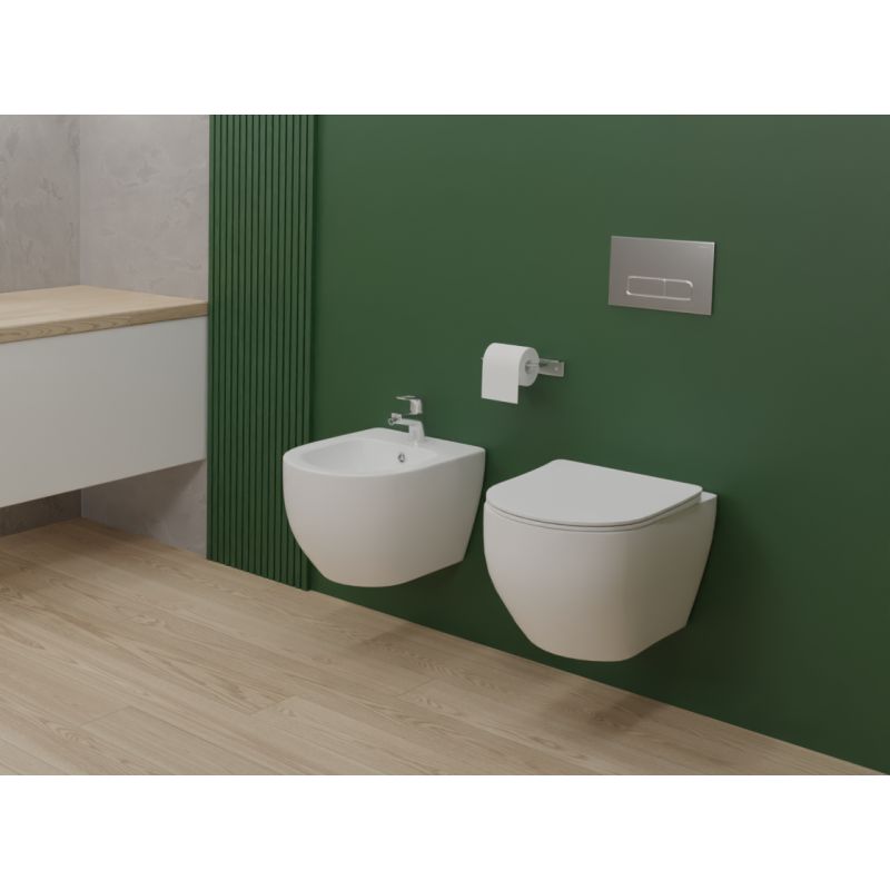 Биде подвесное Aquatek ЕВРОПА AQ1016-00 510*355*310 мм, цвет белый