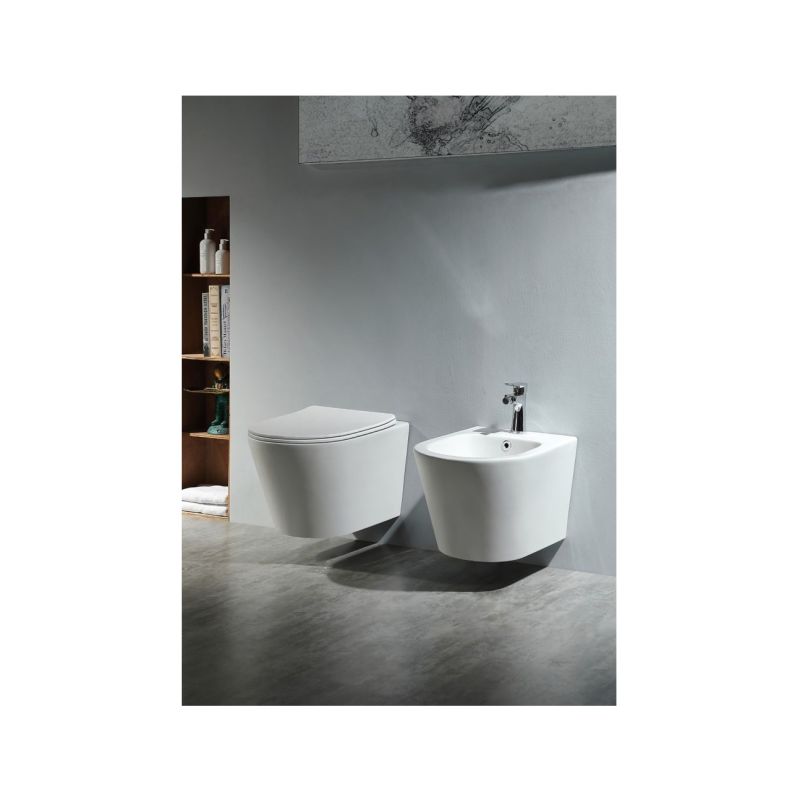 Биде подвесное Aquatek ВЕГА AQ1057-00, 530*360*330 мм, цвет белый