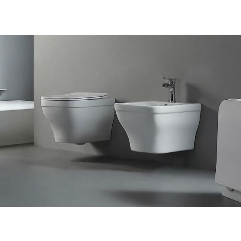 Биде подвесное Aquatek АМАДЕО AQ1663-00, 510*365*310 мм, цвет белый