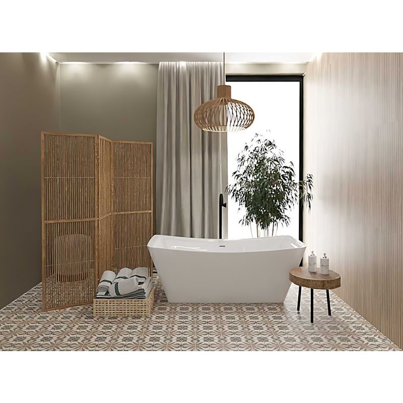 Ванна акриловая отдельностоящая, AQUATEK AQ-4777 ВЕРСА 1700*780*630 белый глянцевый