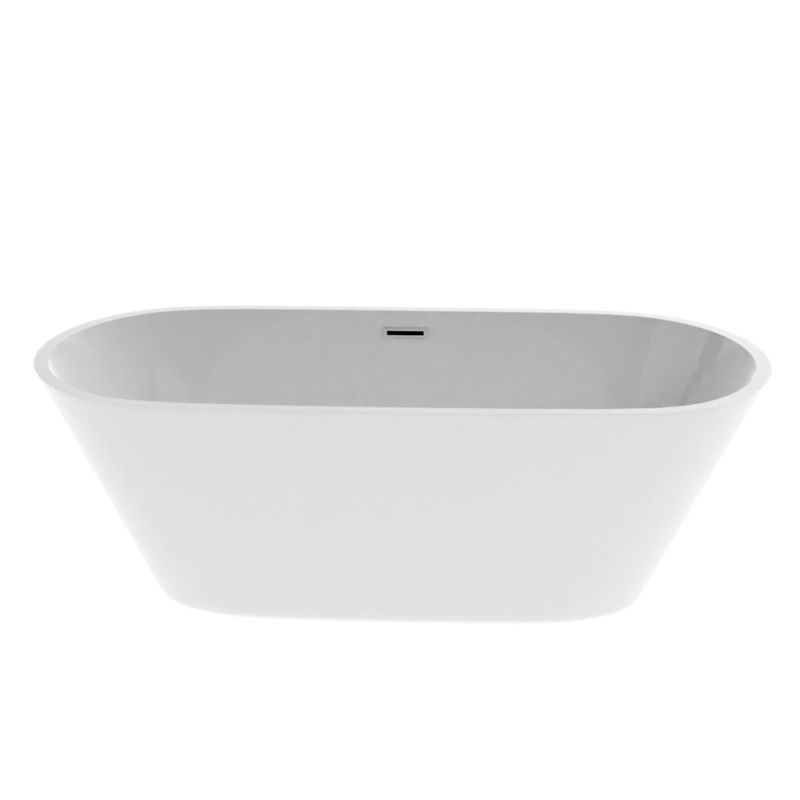 Ванна акриловая отдельностоящая, AQUATEK AQ-5776 ХОРСА 1680*760*580 белый глянцевый