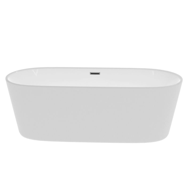 Ванна акриловая отдельностоящая, AQUATEK AQ-99880 ОВО 1800*800*600 белый глянцевый.