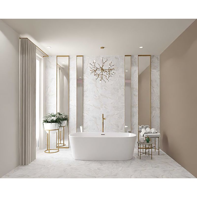 Ванна акриловая отдельностоящая, AQUATEK AQ-99880 ОВО 1800*800*600 белый глянцевый.