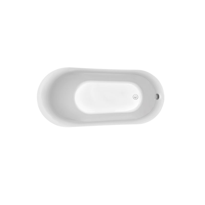 Ванна акриловая отдельностоящая, AQUATEK AQ-K133778WT ЛАГУНА 1700 * 780 * 710 белый глянцевый