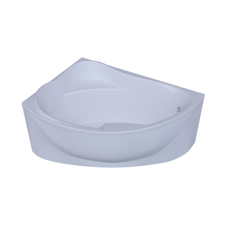 Акриловая ванна Aquatek Альтаир 158x119 L ALT160-0000067 без гидромассажа с фронтальной панелью с каркасом (вклеенный) со слив-переливом