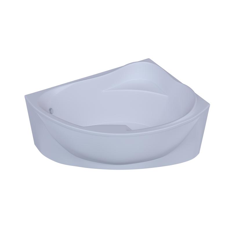 Акриловая ванна Aquatek Альтаир 158x119 R ALT160-0000047 без гидромассажа с фронтальной панелью с каркасом (вклеенный) со слив-переливом