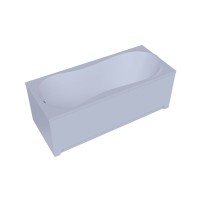 Ванна акриловая Aquatek Афродита 150 x 70 см AFR150-0000043 с фронтальным экраном, белая, слив слева/слив справа