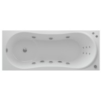 Ванна акриловая Aquatek Афродита 150 x 70 см AFR150-0000043 с фронтальным экраном, белая, слив слева/слив справа
