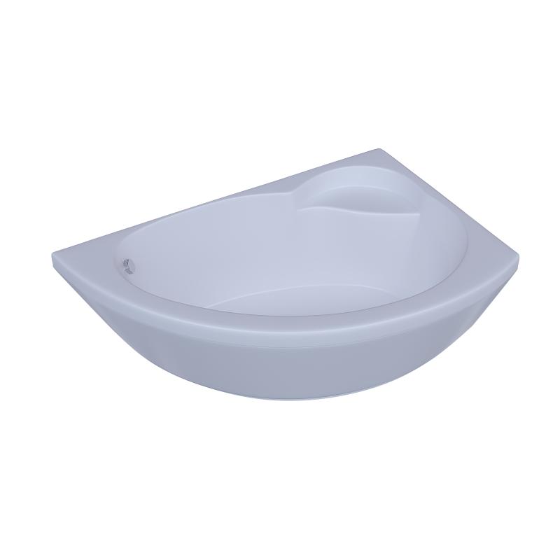 Акриловая ванна Aquatek Аякс 2 170x100 R AYK170-0000089 без гидромассажа с фронтальной панелью с каркасом (вклеенный) со слив-переливом