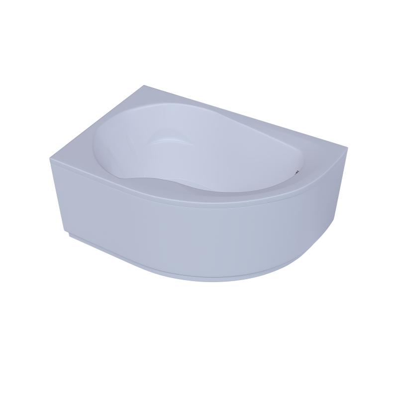 Акриловая ванна Aquatek Вирго 150х100 L VIR150-0000038 без гидромассажа с фронтальной панелью с каркасом (разборный) со слив-переливом