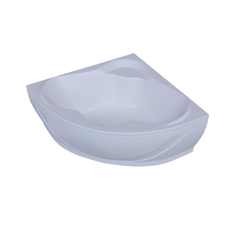 Акриловая ванна Aquatek Галатея 135х135 GAL135-0000022 без гидромассажа с фронтальной панелью с каркасом (разборный) со слив-переливом