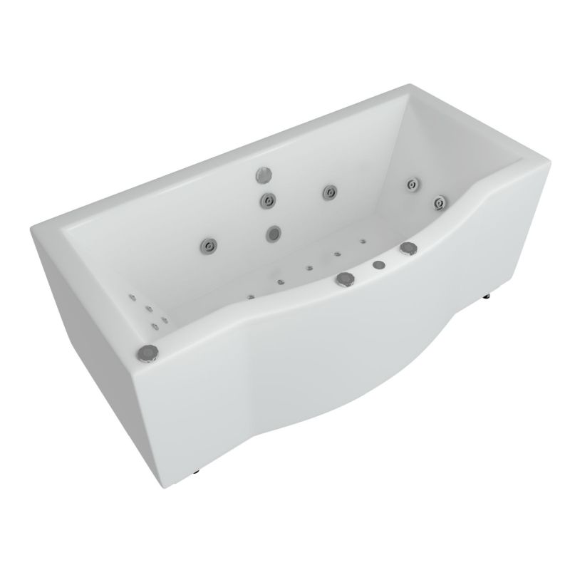 Акриловая ванна Aquatek Гелиос 180 х 90 см, без фронтального экрана, GEL180-0000085