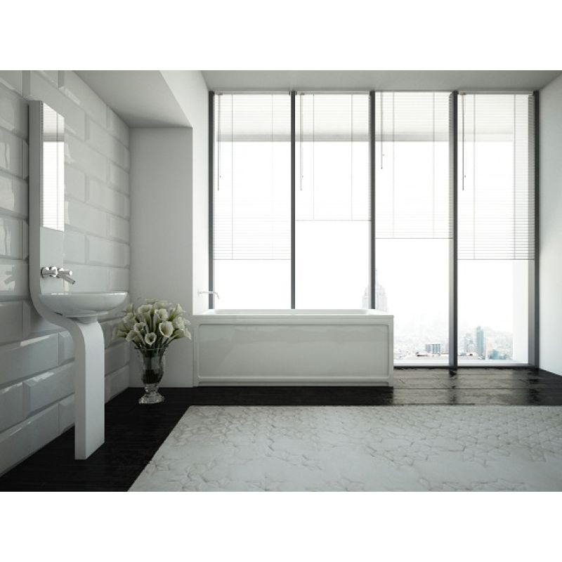 Акриловая ванна Aquatek Eco-friendly Мия 160x70 MIY160-0000001 без панелей, каркаса и слив-перелива