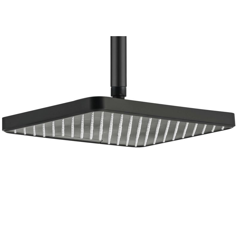 Верхний душ потолочный 305х205мм Aquatek, матовый черный AQ2071MB 