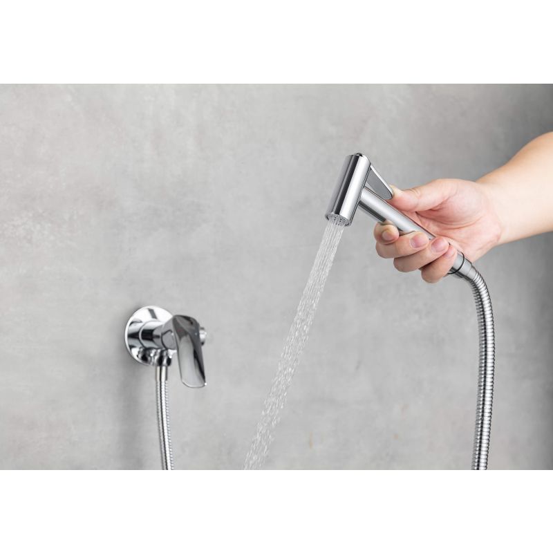 Комплект для гигиенического душа встроенный Aquatek (cмеситель + гигиеническая лейка + шланг) AQ1019CR ВЕГА 