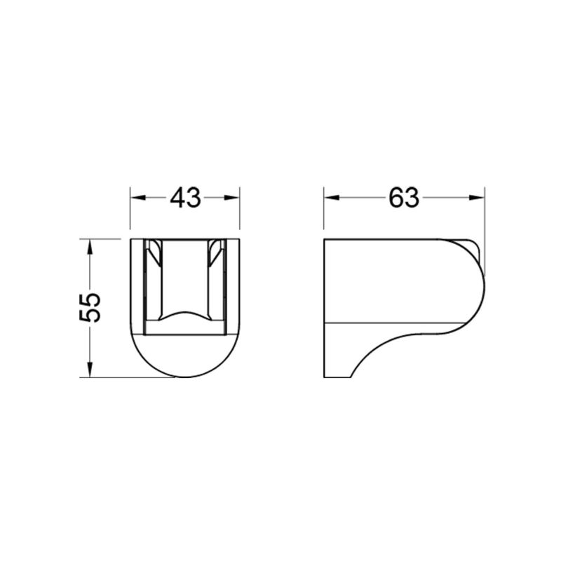 Держатель ручного душа Aquatek AQ2405CR 