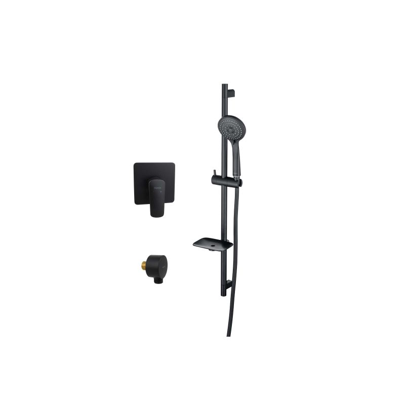 Душевая система Aquatek Вега AQ1076MB Черная матовая