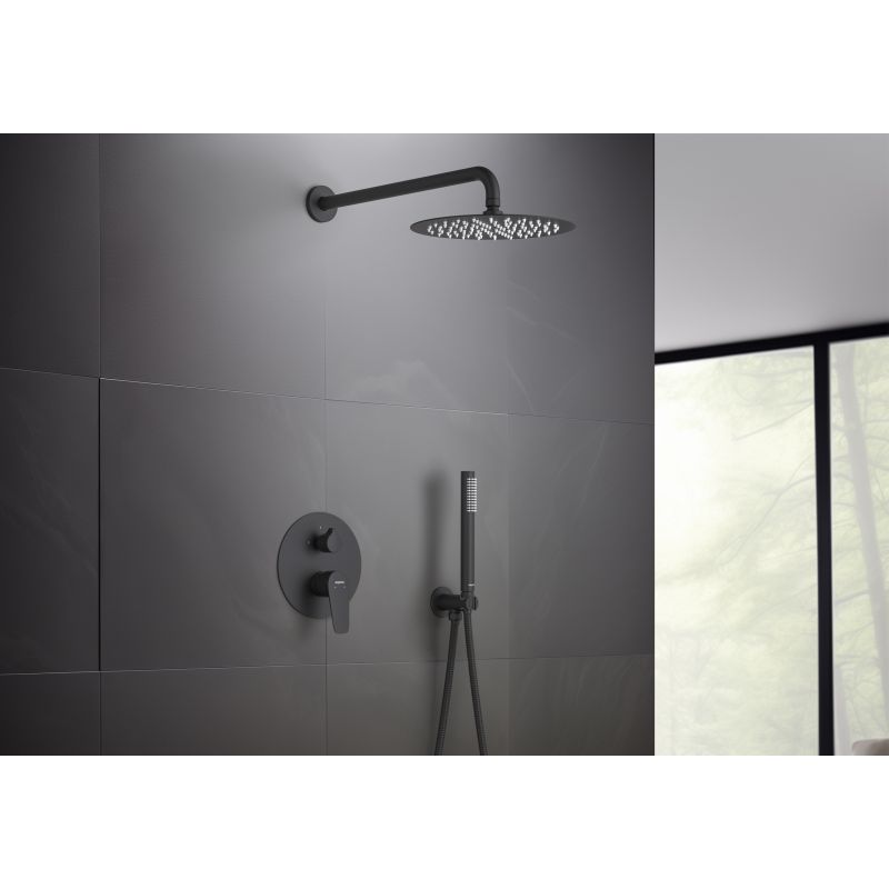 Душевая система Aquatek Бетта AQ1172MB Черная матовая