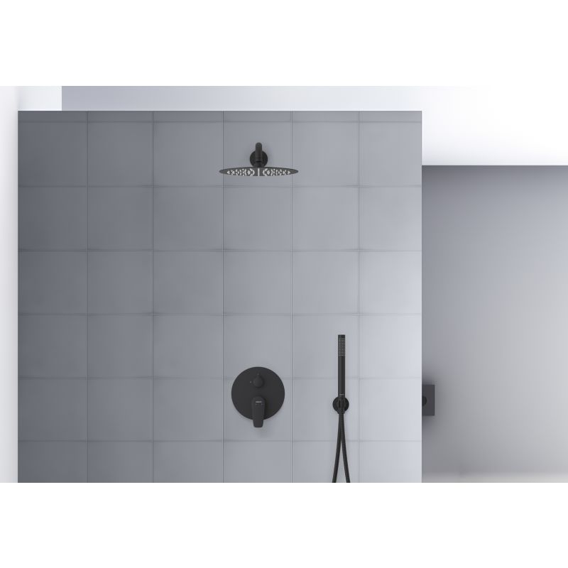 Душевая система Aquatek Бетта AQ1172MB Черная матовая