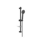 Душевой гарнитур 3jet 60 см AQUATEK, матовый черный ...