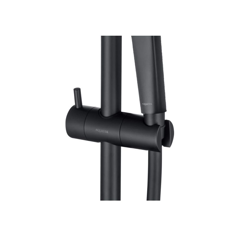 Душевой гарнитур 3jet 73см AQUATEK, матовый черный AQ2021MB 