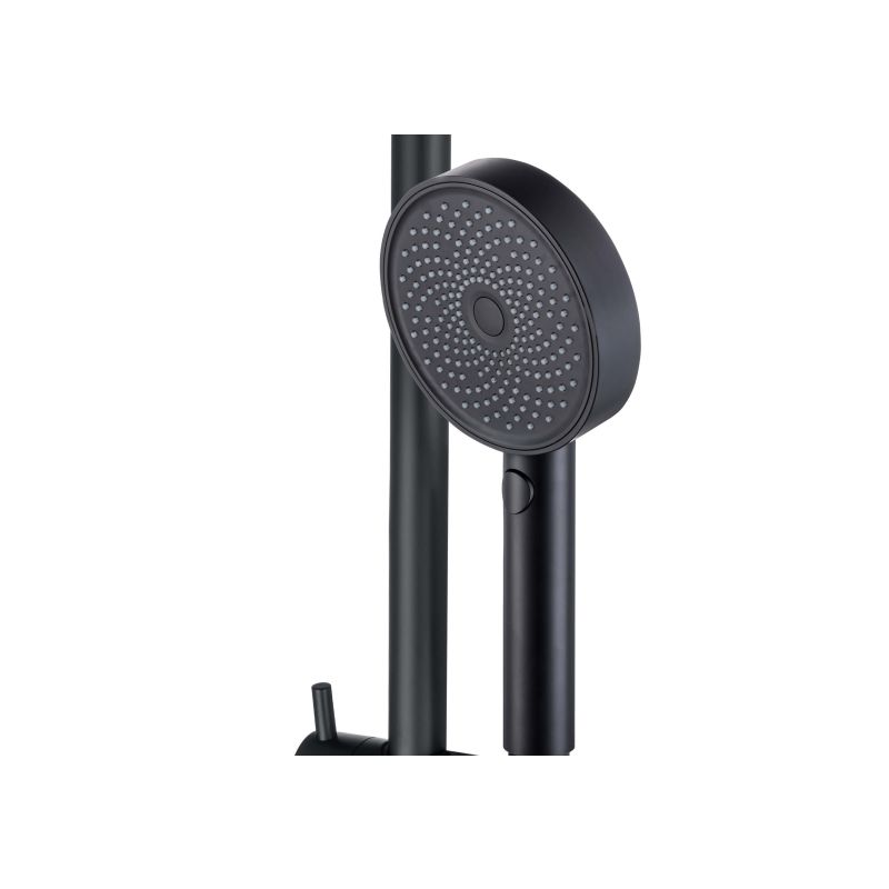 Душевой гарнитур 3jet 73см AQUATEK, матовый черный AQ2031MB 