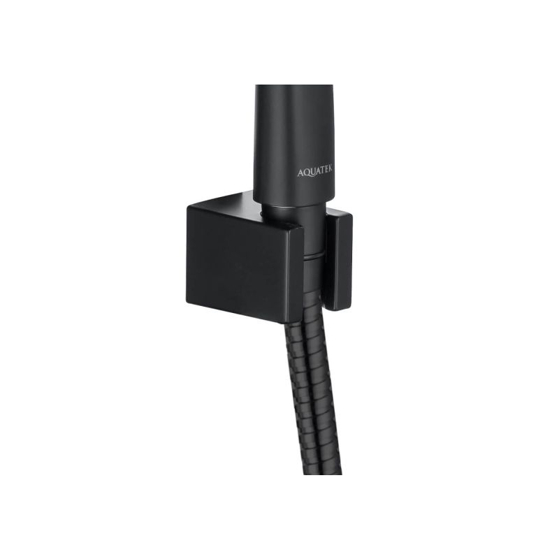 Душевой набор AQUATEK, матовый черный AQ2010MB 