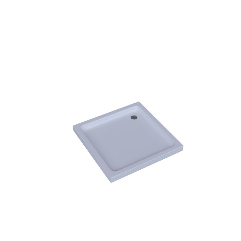 Душевой поддон из искусственного камня Aquatek 90x90 квадратный с ножками Белый
