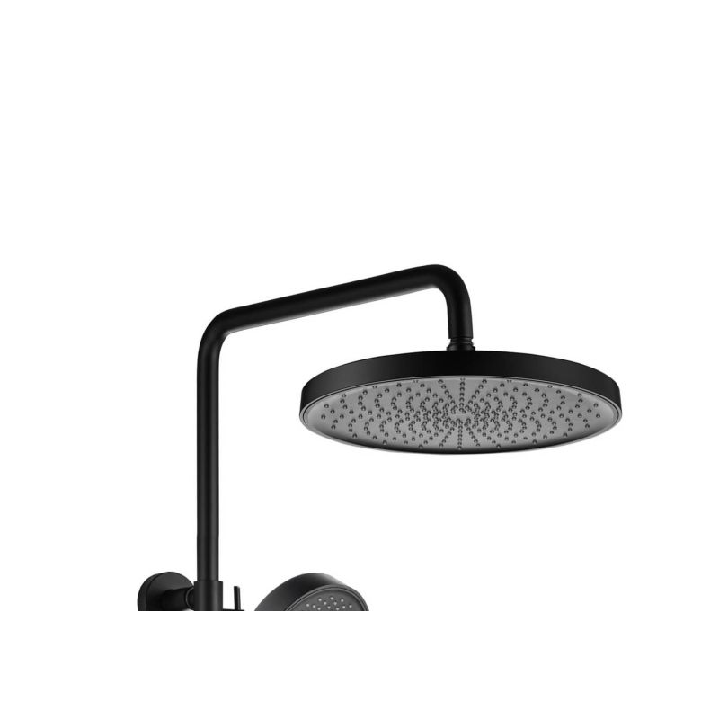 Душевая система Aquatek AQ2043MB с термостатом Черная матовая