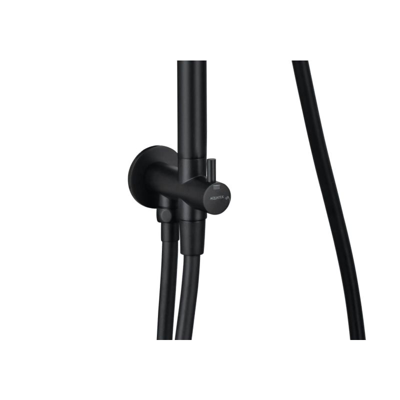 Душевая система Aquatek AQ2046MB Черная матовая