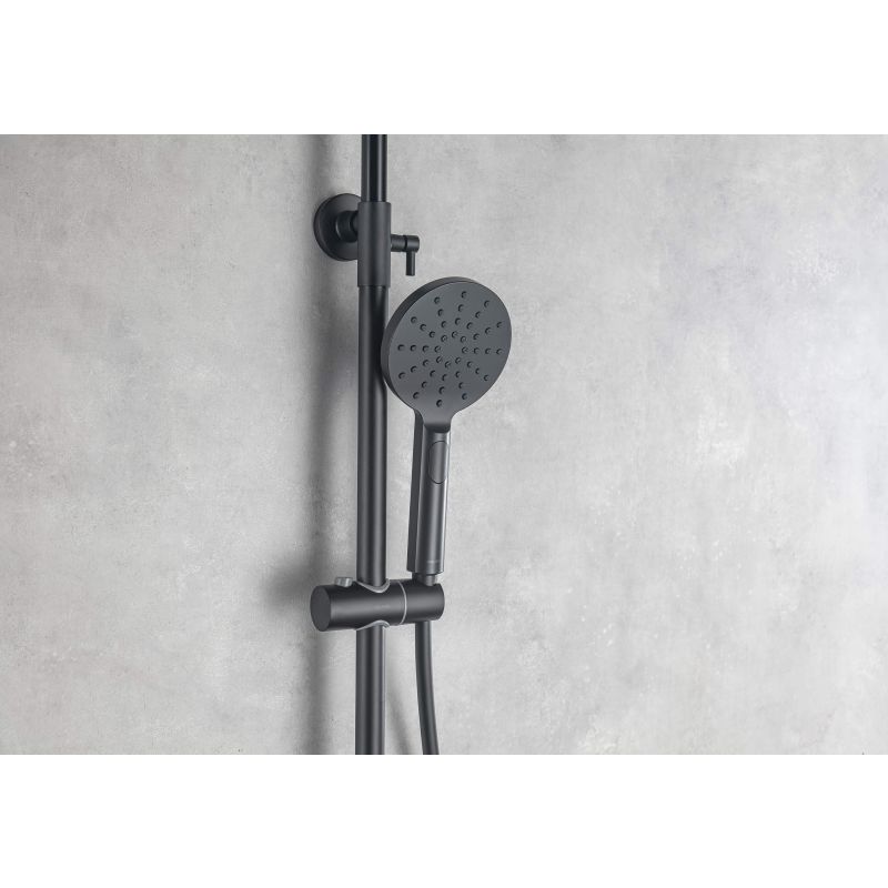 Душевая система Aquatek AQ2046MB Черная матовая