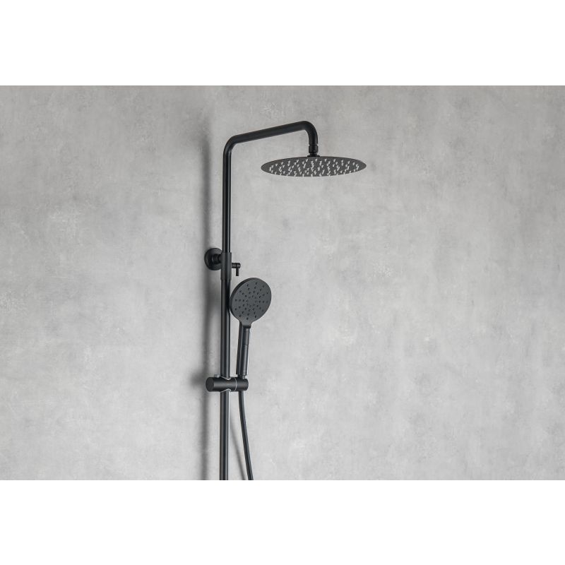 Душевая система Aquatek AQ2046MB Черная матовая