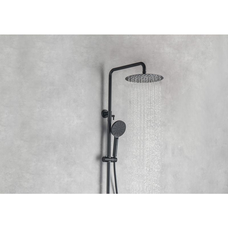 Душевая система Aquatek AQ2046MB Черная матовая