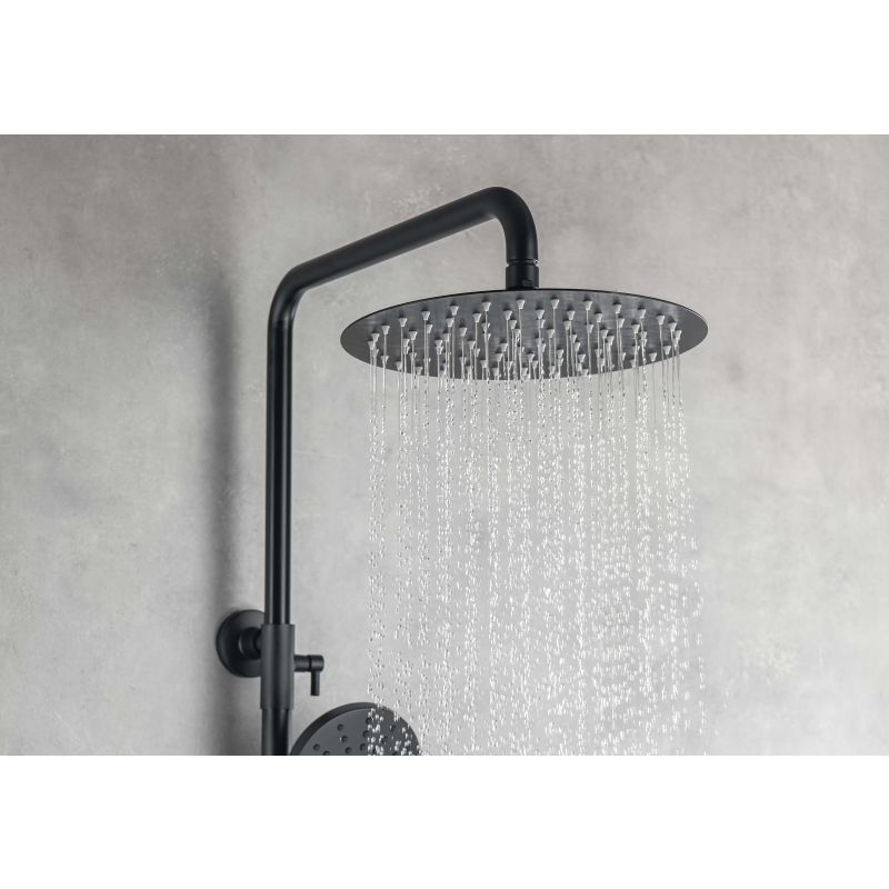 Душевая система Aquatek AQ2046MB Черная матовая