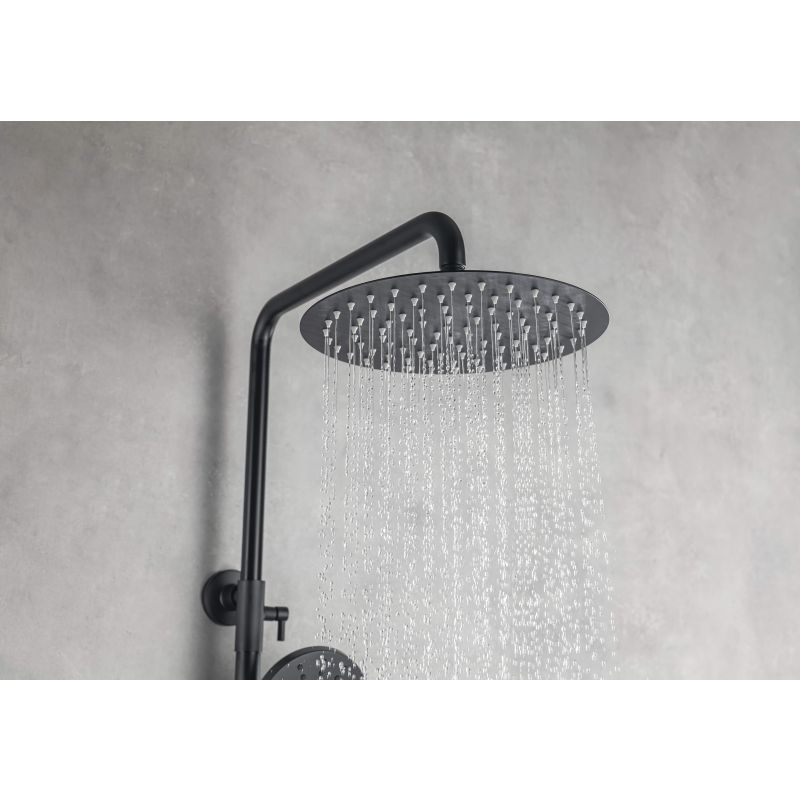 Душевая система Aquatek AQ2046MB Черная матовая