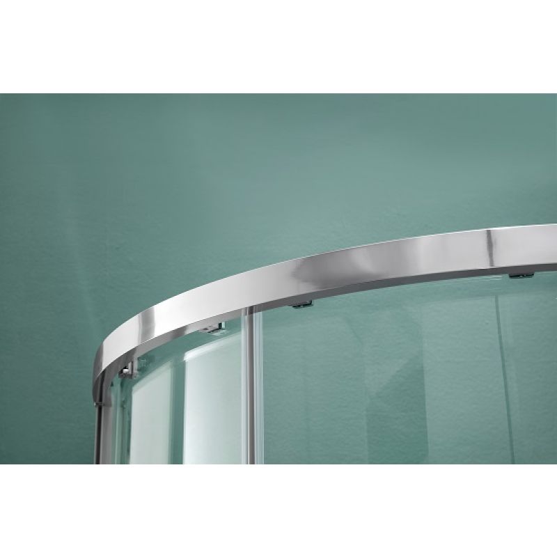 Душевой уголок Aquatek 100х100 AQ ARI RO 10020CH профиль Хром стекло прозрачное