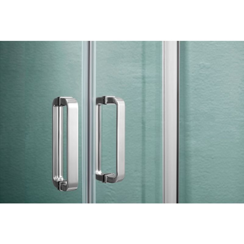 Душевой уголок Aquatek 100х100 AQ ARI KV 10020CH профиль Хром стекло прозрачное