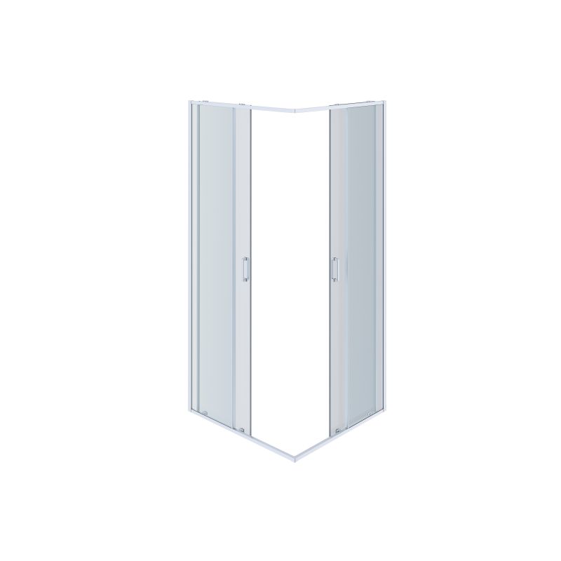 Душевой уголок Aquatek 90х90 AQ ARI KV 09020CH профиль Хром стекло прозрачное