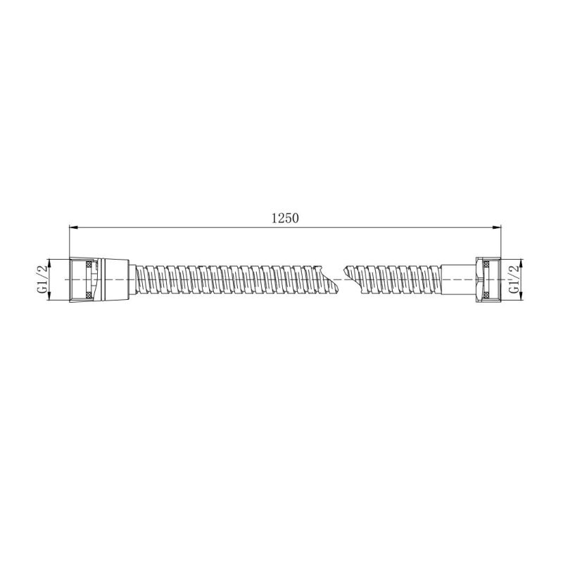 Шланг для душа 125см Aquatek AQ2100CR 