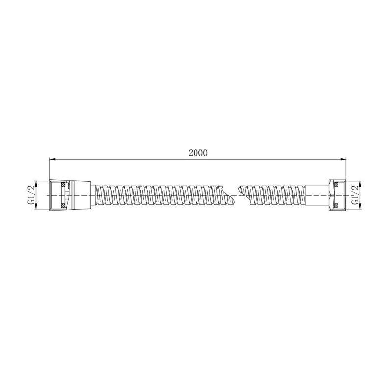 Шланг для душа 200см Aquatek AQ2102CR 