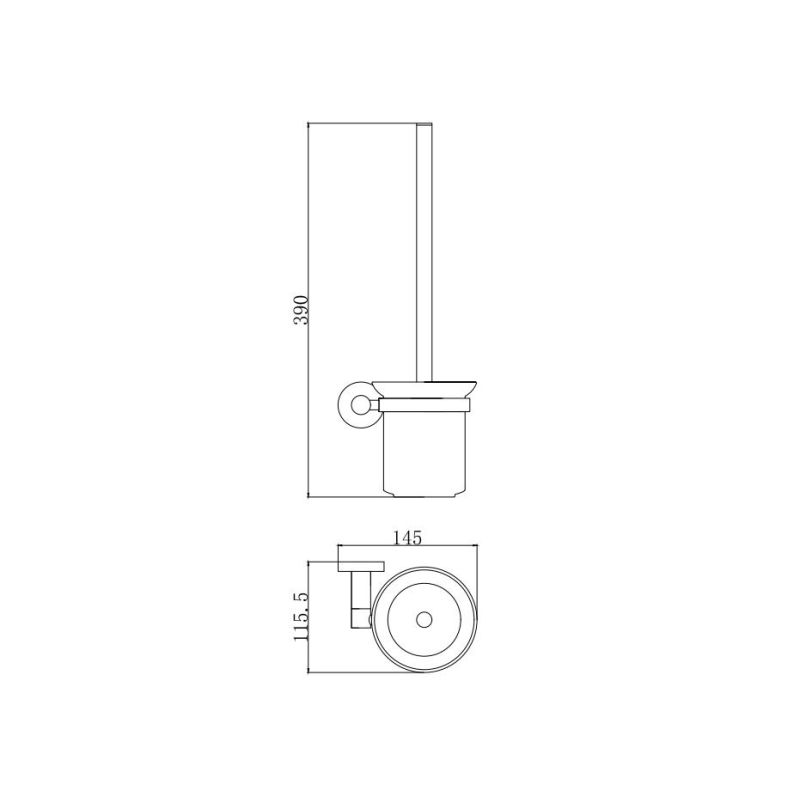 Ершик настенный Aquatek AQ4010CR ВЕГА 