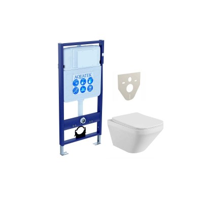 Комплект унитаза с инсталляцией Aquatek Set Aquatek ...