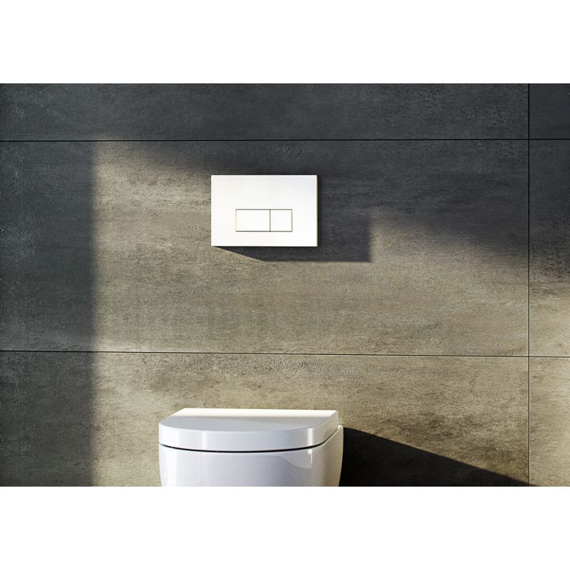 Клавиша смыва Aquatek Slim Белая V KDI-0000003