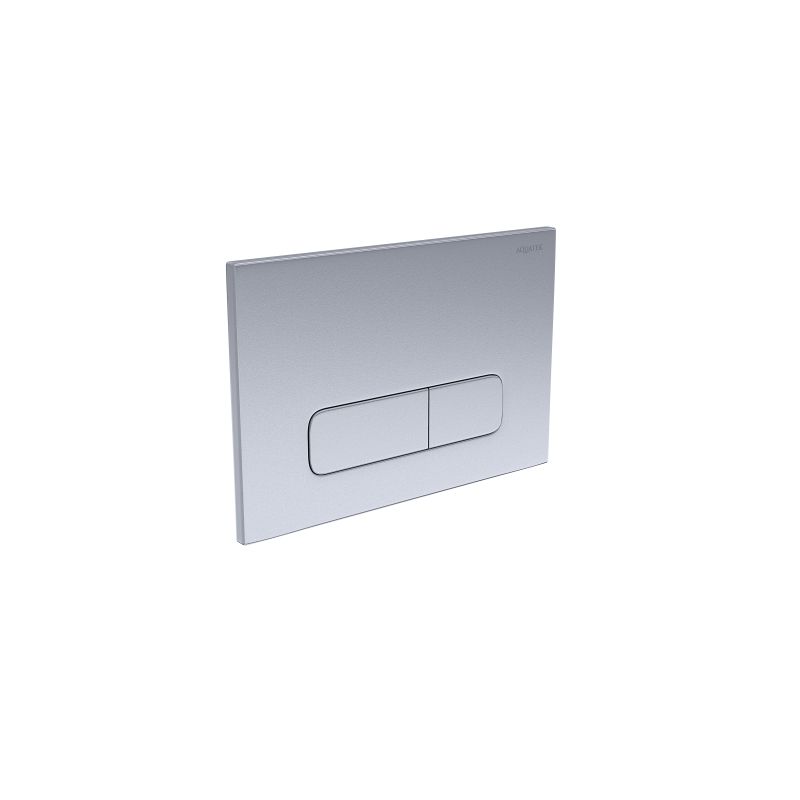Клавиша смыва Aquatek Хром матовая (клавиши прямоугольные) KDI-0000014