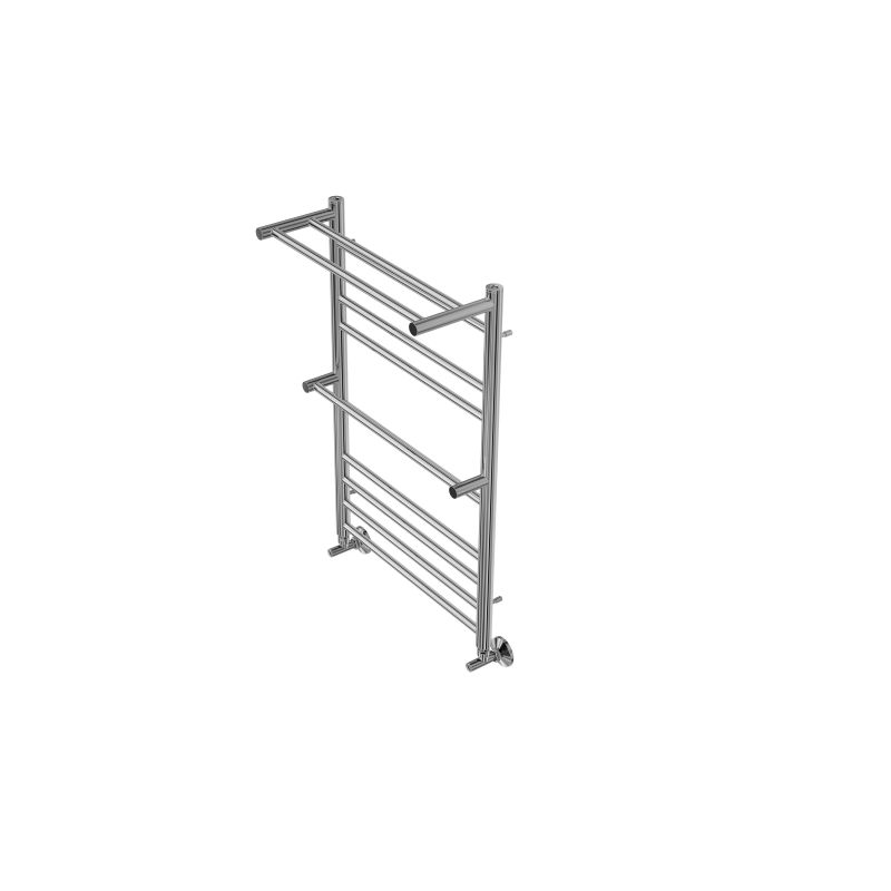 Полотенцесушитель водяной Aquatek  Альфа П10 500х800 мм, AQ RRP1080CH с полкой, подключение нижнее/диагональное 