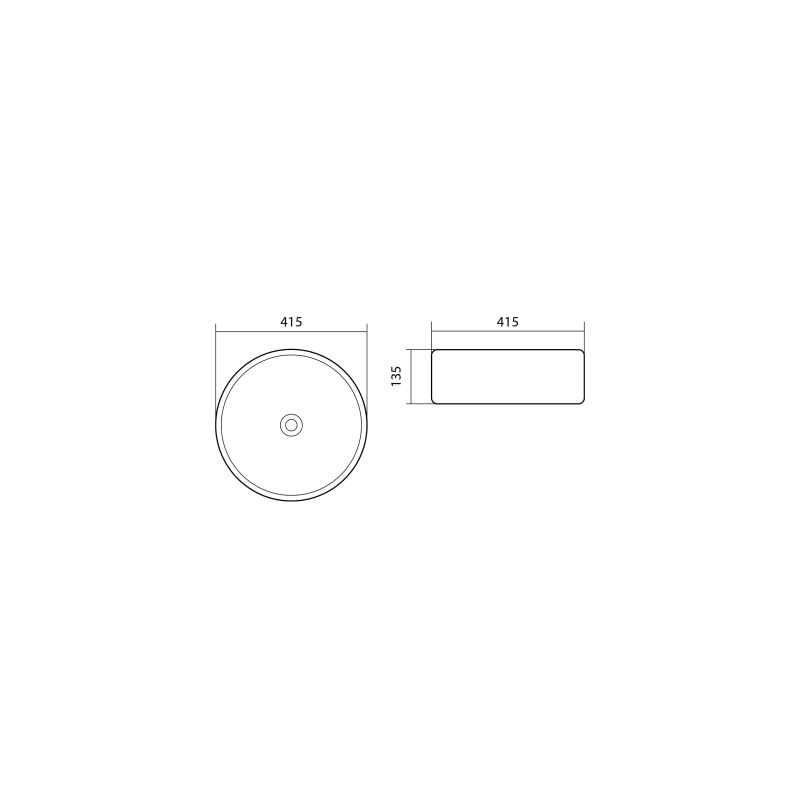 Раковина-чаша Aquatek Европа 40 AQ5558-00 Белая