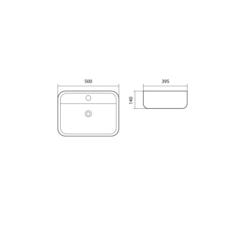 Раковина Aquatek Вега 50 AQ5506-00 Белая