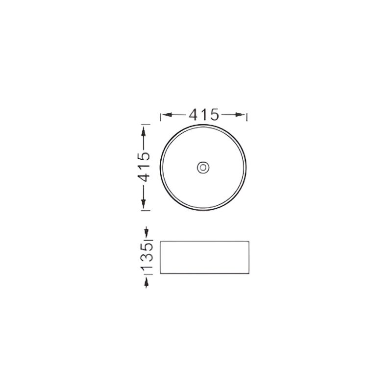 Раковина-чаша Aquatek Европа 41 AQ5558-MW Белая матовая